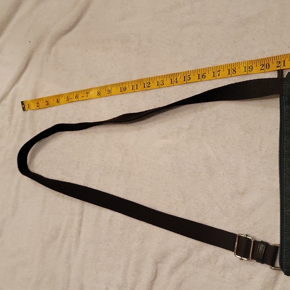 Dark Denim Fendi Flat Adjustable Strap Shoulder Bag - Picture 14 of 14